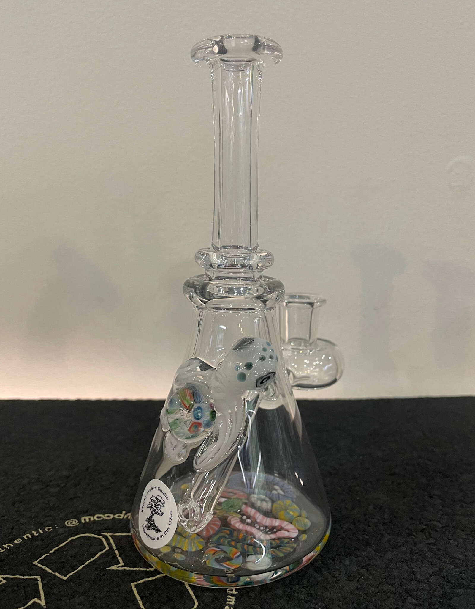 M.W.S.  Sea Scape Clear Tube w/ Turtle
