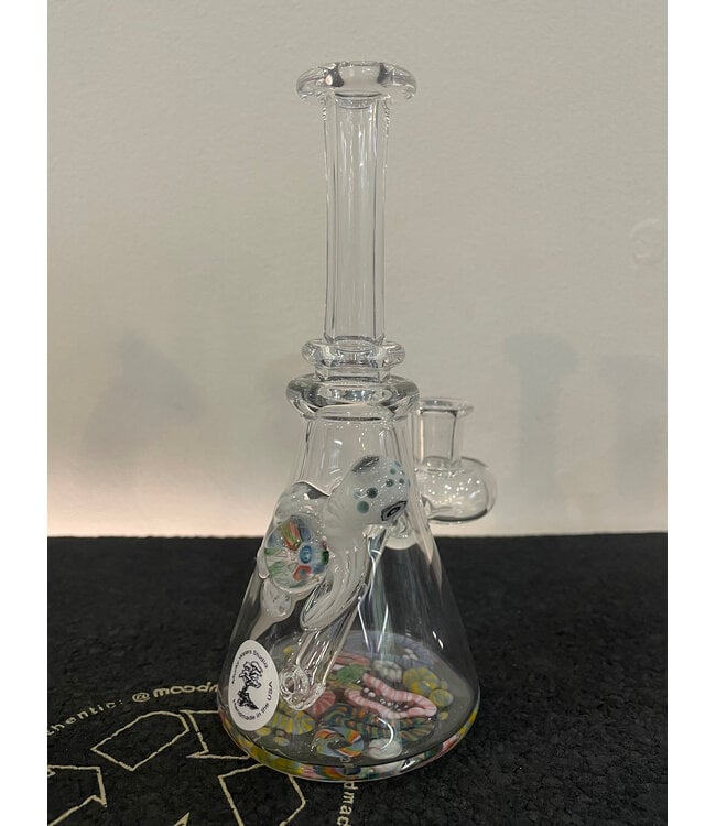 M.W.S.  Sea Scape Clear Tube w/ Turtle