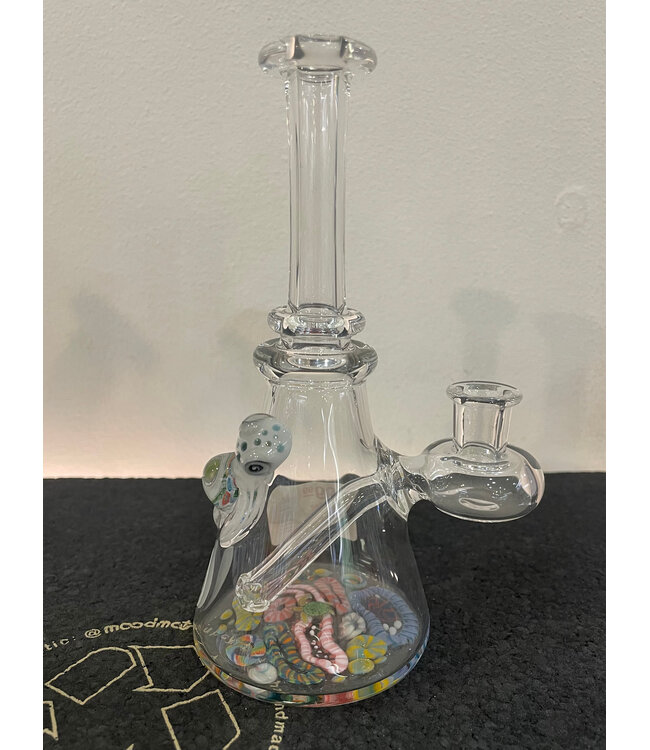 M.W.S.  Sea Scape Clear Tube w/ Turtle