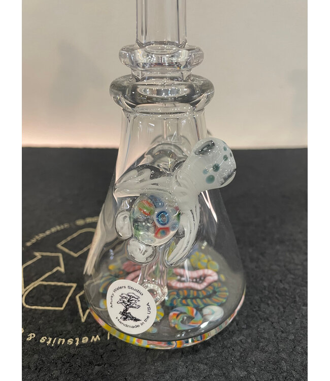 M.W.S.  Sea Scape Clear Tube w/ Turtle