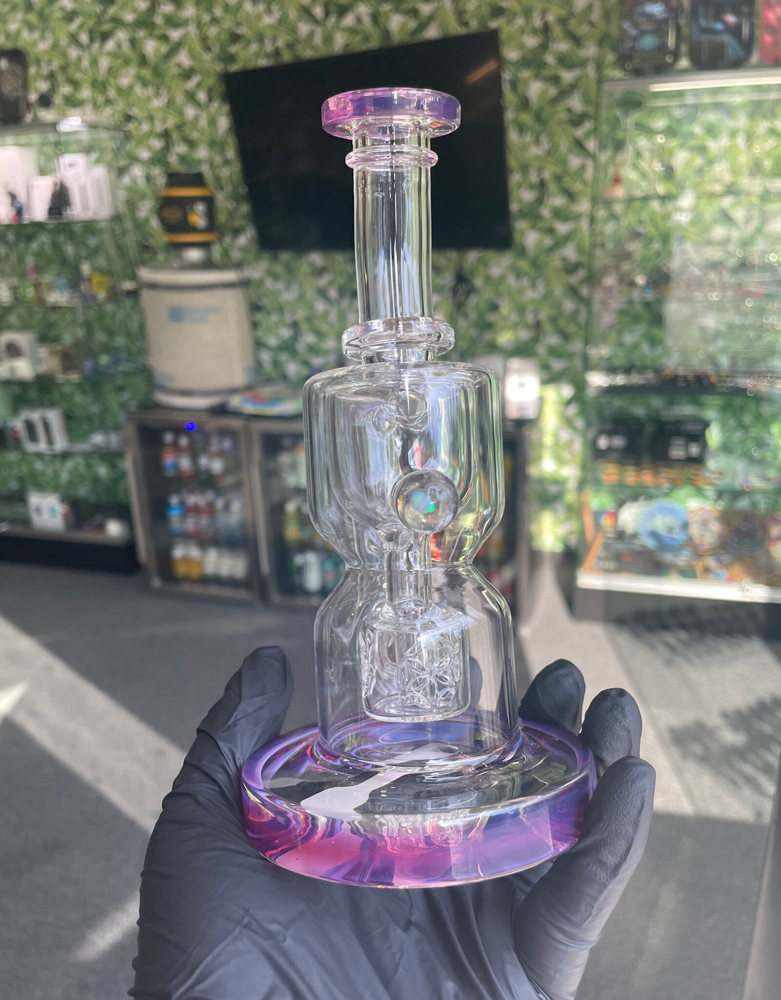 Iridescent Glass Torus Incycler