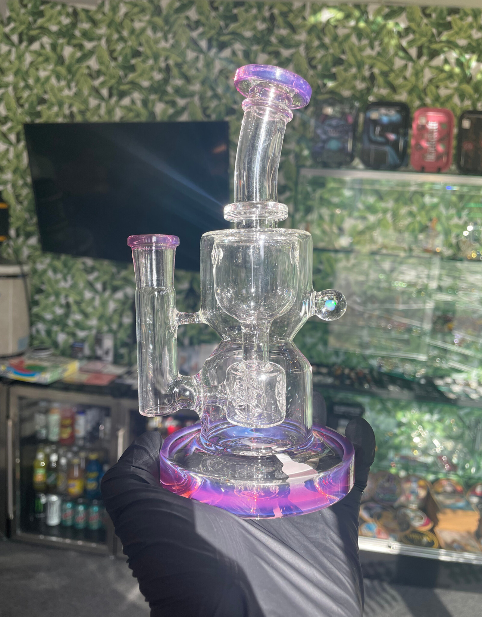 Iridescent Glass Torus Incycler