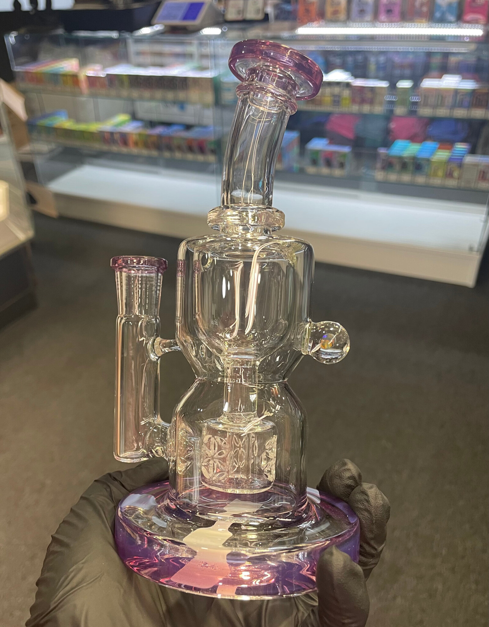 Iridescent Glass Torus Incycler