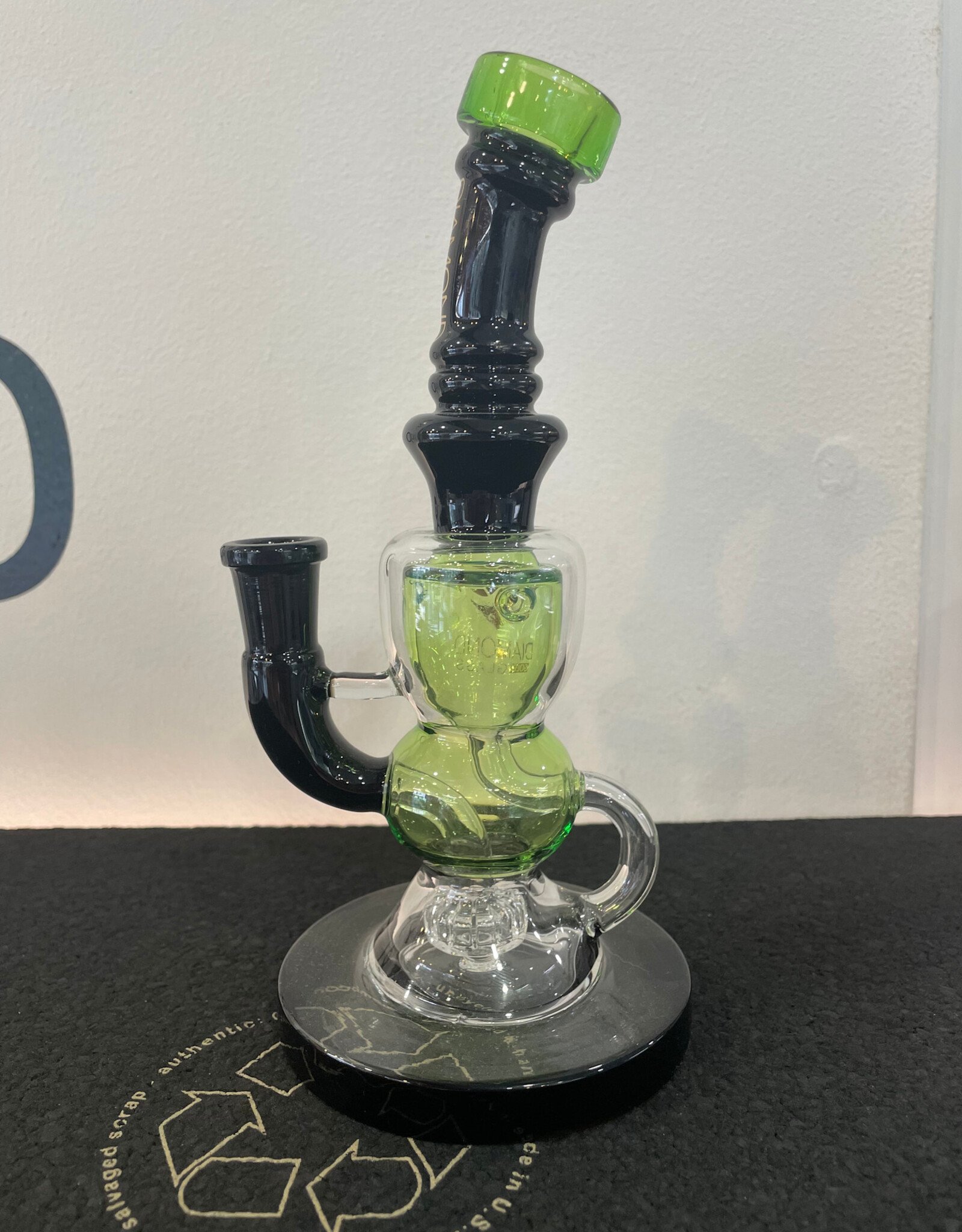 Diamond Glass Mini Showerhead Recycler