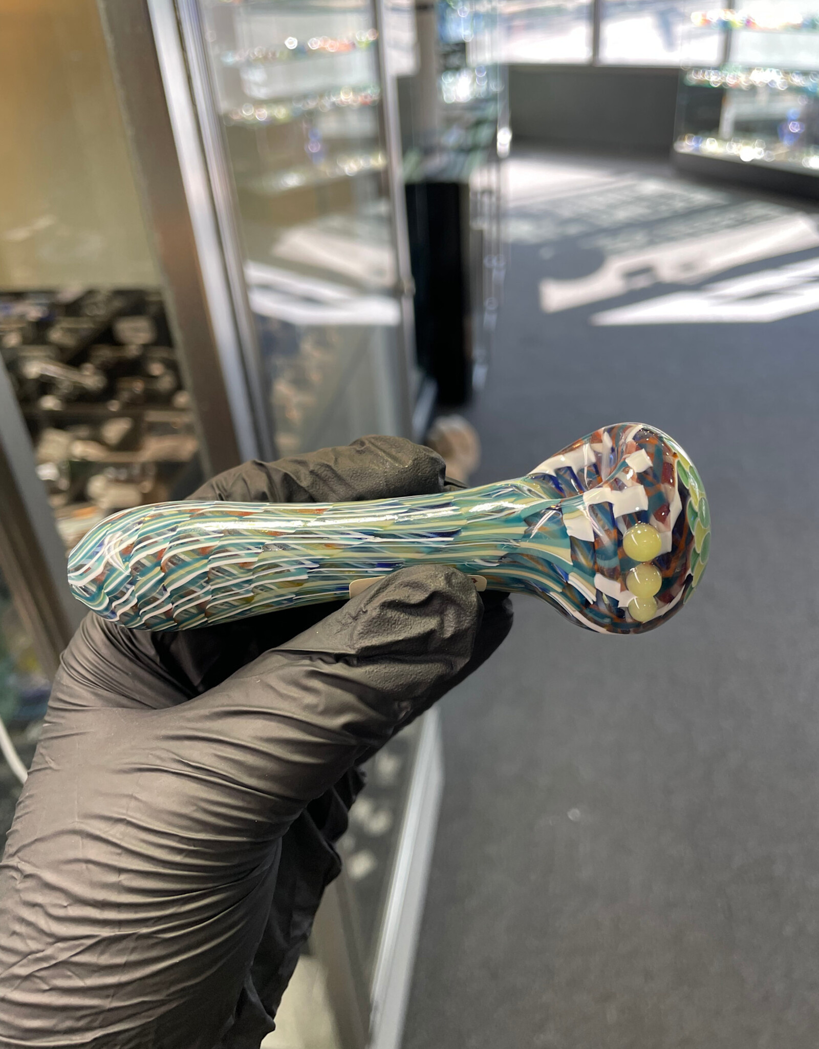 Olour Glass Olour Glass Helicoil Dot Spoon
