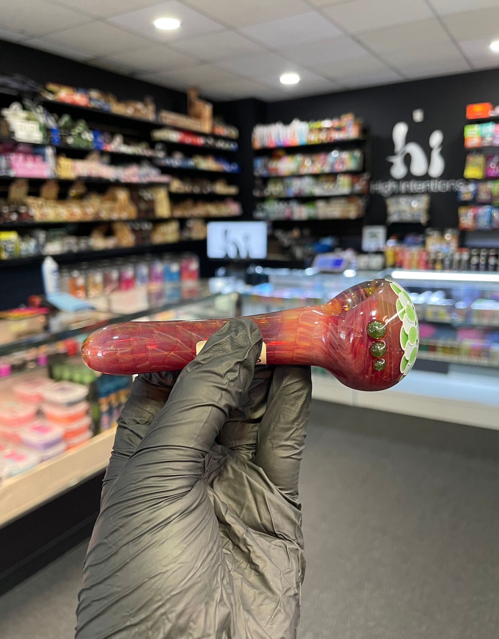 Olour Glass Olour Glass Single Color Dot Spoon
