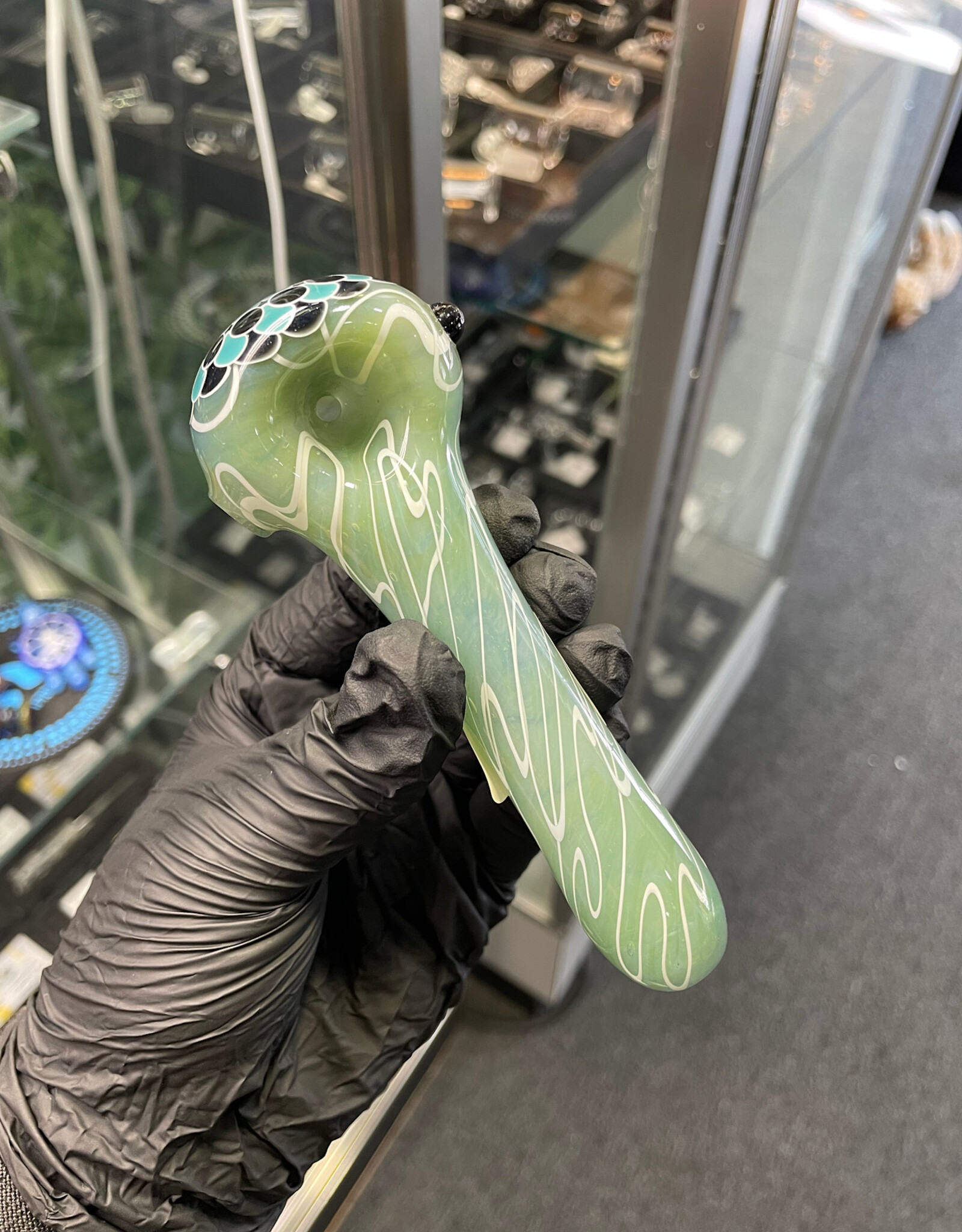 Olour Glass Olour Glass Scribble Dot Spoon
