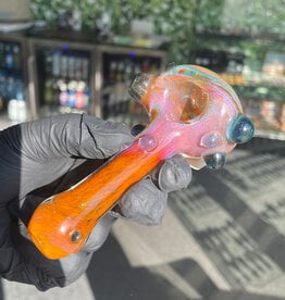Crux Glass Crux Glass Frit Spoon w/ Linework Cap