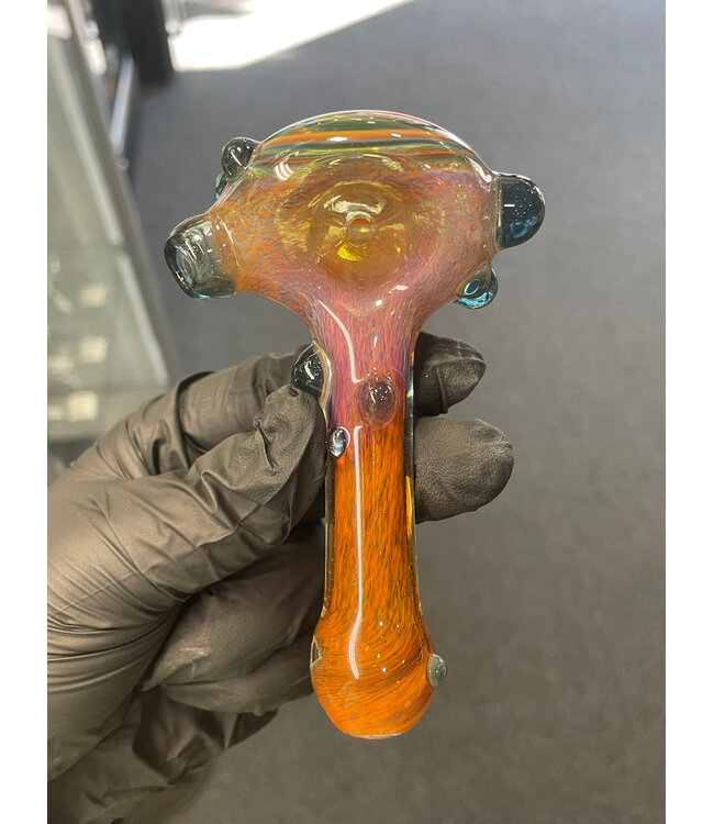 Crux Glass Crux Glass Frit Spoon w/ Linework Cap