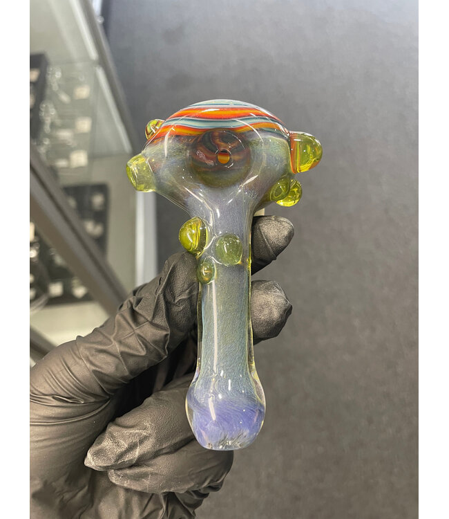 Crux Glass Crux Glass Frit Spoon w/ Linework Cap