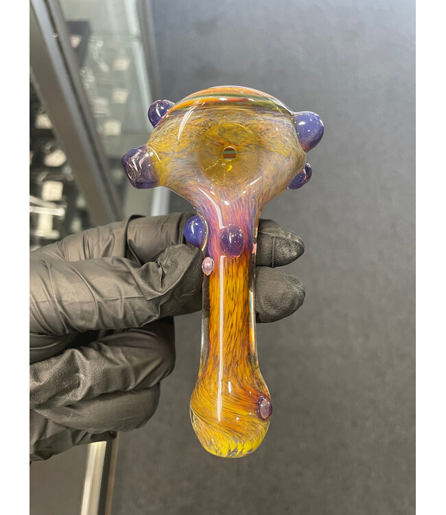 Crux Glass Crux Glass Frit Spoon w/ Linework Cap
