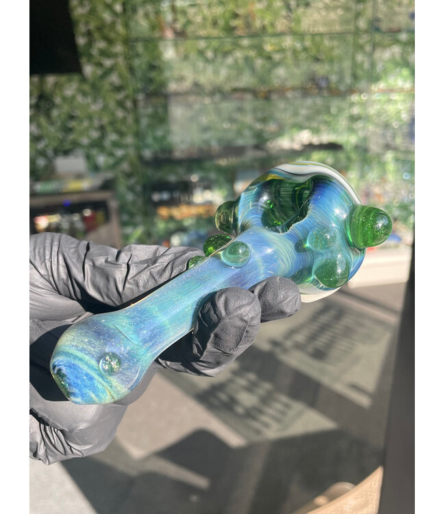 Crux Glass Crux Glass Frit Spoon w/ Linework Cap