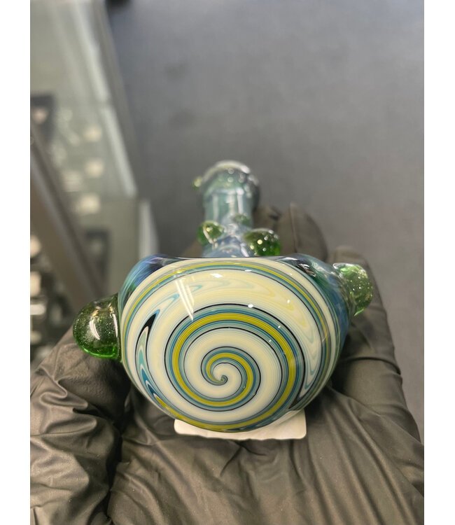 Crux Glass Crux Glass Frit Spoon w/ Linework Cap