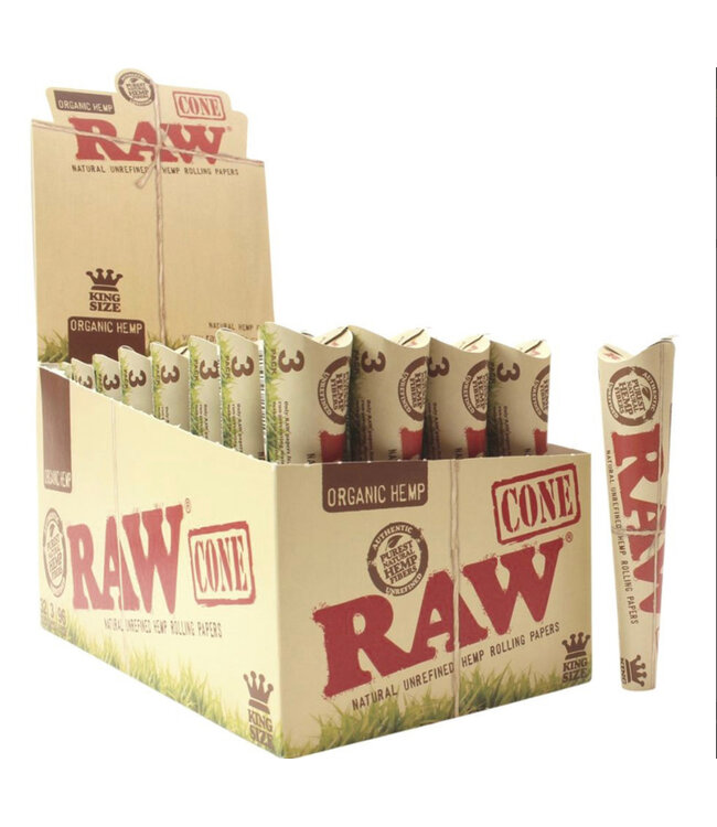 Raw Organic King Size Cones