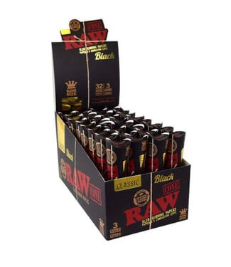 Raw Black King Size Cone