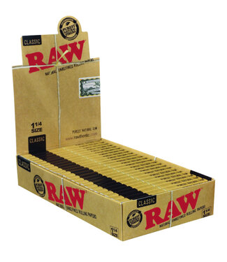 Raw 1 1/4 Rolling Papers
