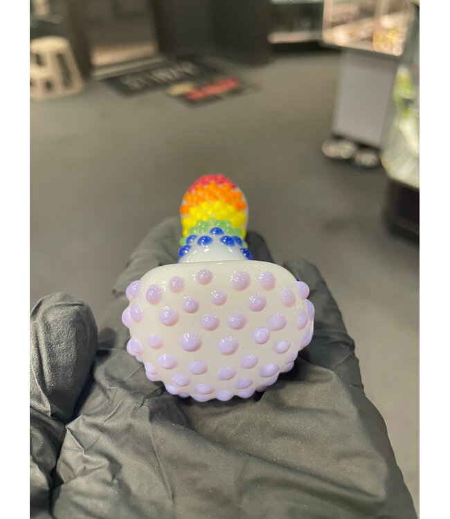 Waynes Glass Dot Rainbow Spoon