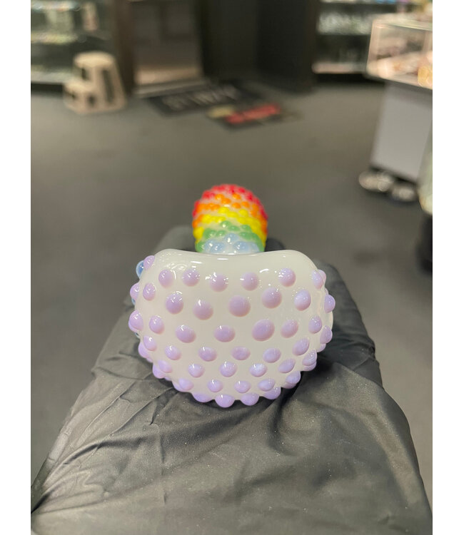 Waynes Glass Dot Rainbow Spoon