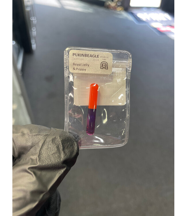 Pukinbeagle 5x30mm Pillar Royal Jelly/Poppy 2-tone