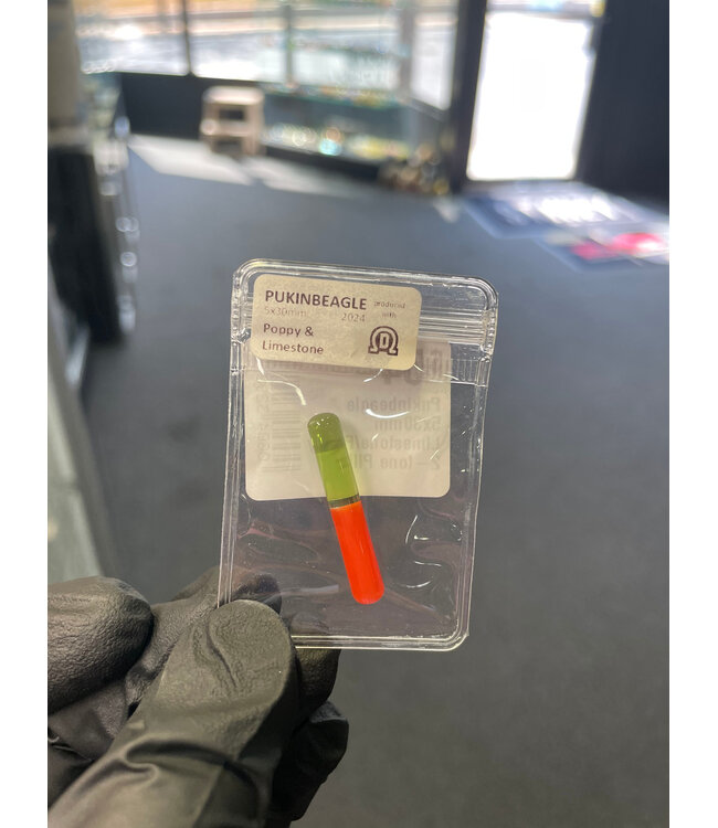 Pukinbeagle 5x30mm Limestone/Poppy 2-tone Pillar