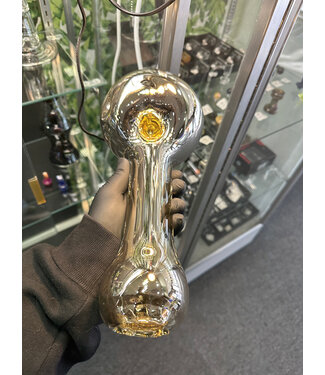 Skillet Glass "C'est un Mirror" Large Bowl Sculpture