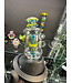 Moonboot Glass Dichro Linework Puffco Top w/ Joystick Cap