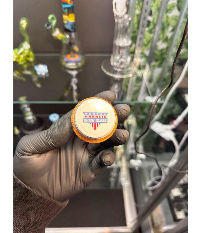 Charlie Shaw Glass Bubble Trap Jar