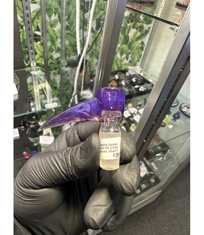 Magizle Magizle Horned Slide W/ 4 Hole Screen 14mm