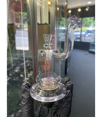 On Point Glass On Point Elegant Bend Mini Neck Purple 5"