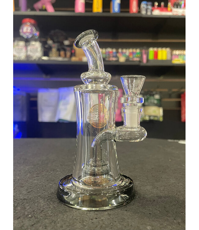 On Point Glass On Point Glass Pocket Puddle Mini 5" Smoke