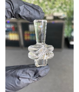 Greek Glass Greek Glass Peak Clear Opal Spinner Cap