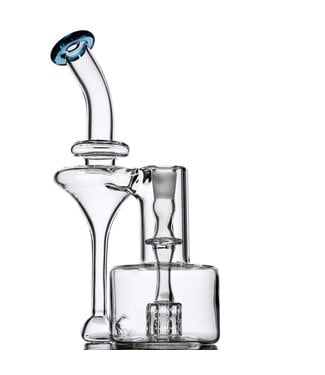 Greek Glass Greek Glass RBR 14mm Blue Stardust