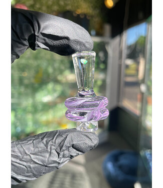 Greek Glass Greek Glass Peak CFL Purple Opal Spinner Cap