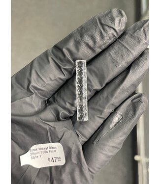 Black Market Glass Black Market Glass 35mm Solid Pillar