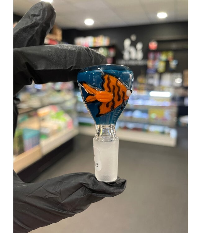 Waynes Glass 14mm Fish Slide