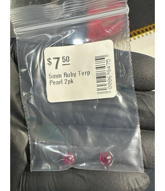 5mm Ruby Terp Pearl 2pk
