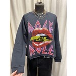 Precision Apparel Rock And Roll Cropped Pullover