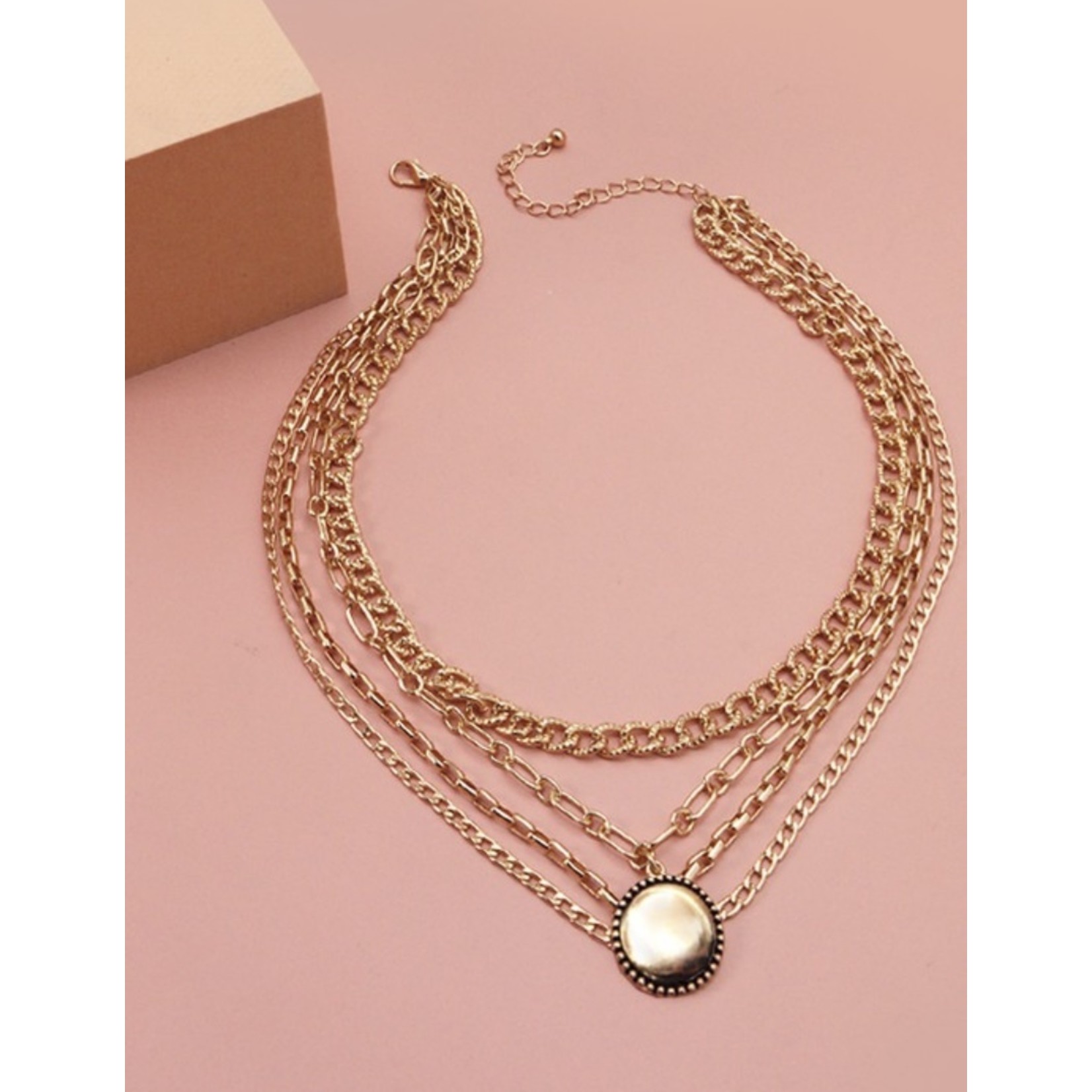 WALL TO WALL Multi-Layer Charm Necklace