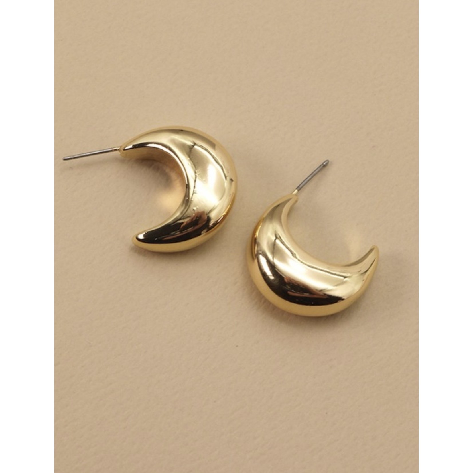 WALL TO WALL Crescent Moon Modern Earrings