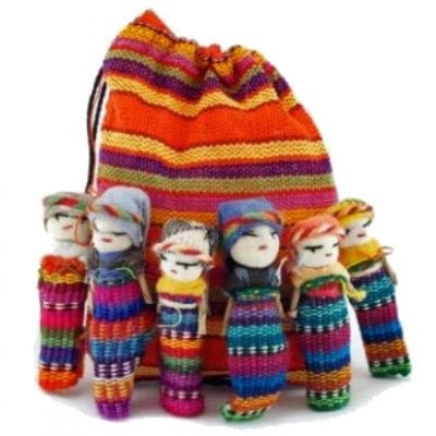 Lucia's Imports 2" Worry Doll Family