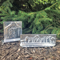 Women of the Cloud Forest Aluminum Relief Wide Nativity Scene
