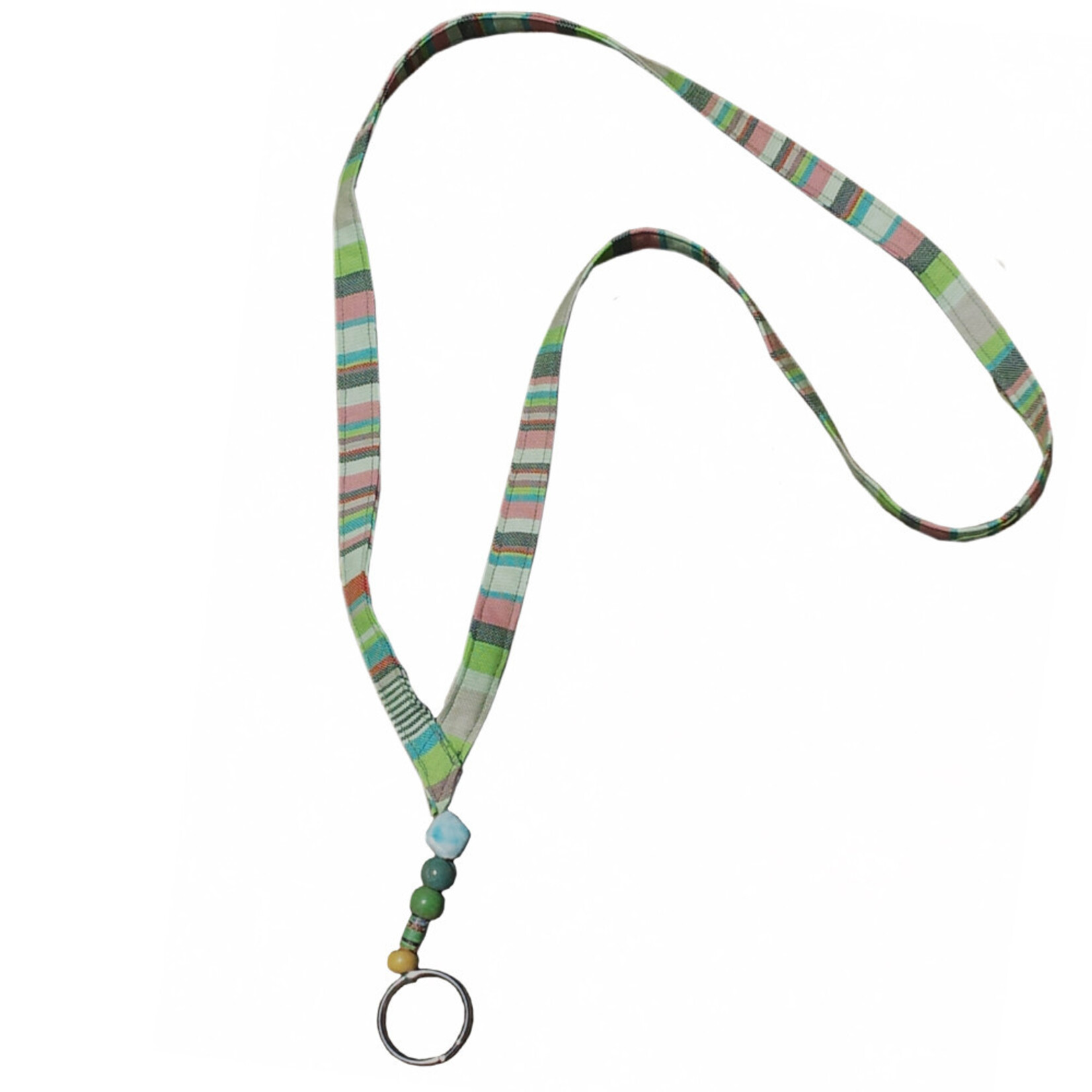 Creation Hive Kikoy & Clay Bead Lanyard