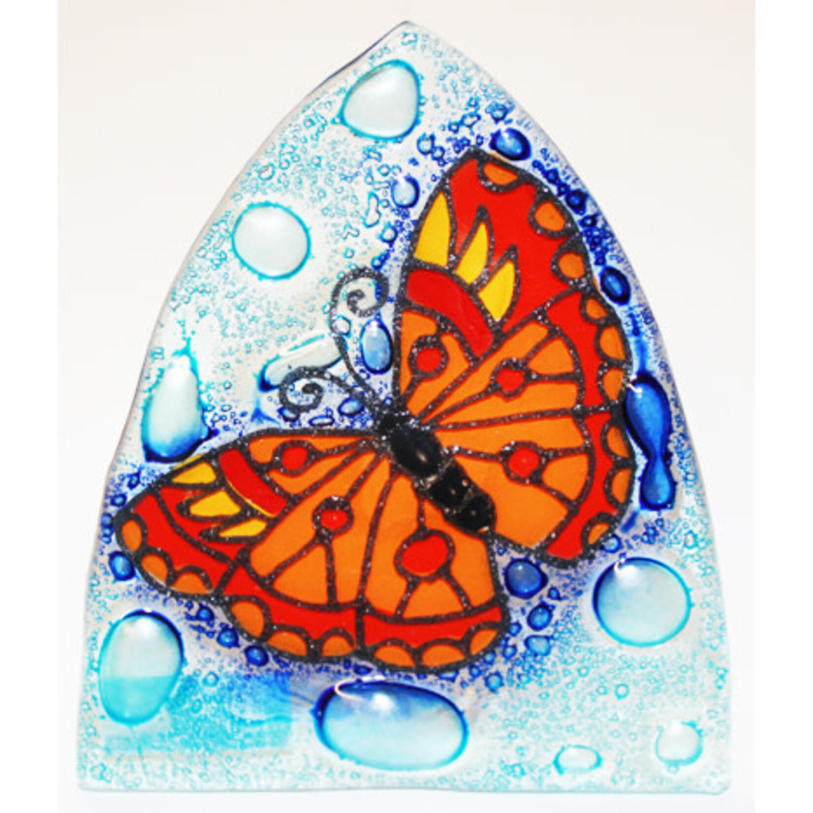 PamPeana Butterfly Fused Glass Night Light
