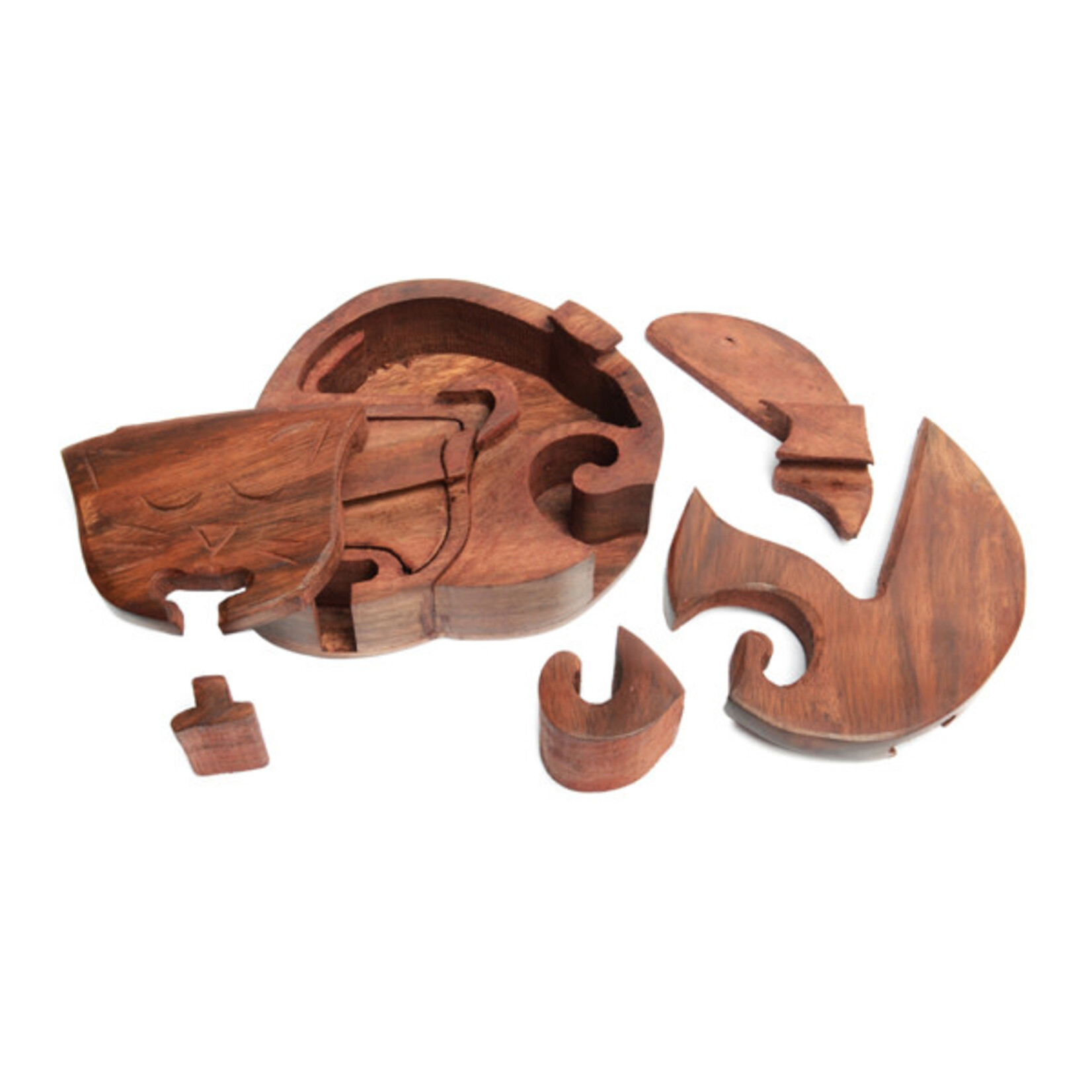 Matr Boomie Cat Wooden Puzzle Box