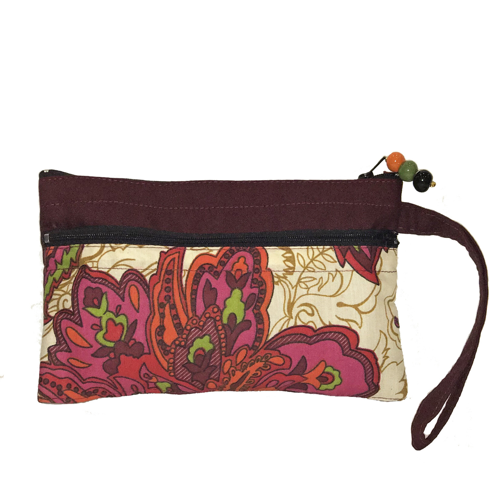 Creation Hive Clutch With Two Zipper Pockets