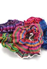 Lucia's Imports Colorful Ikat Fabric Scrunchie