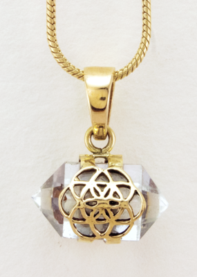 DZI Handmade Crystal Seed Necklace