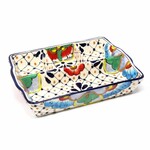 Global Crafts Encantada Handmade Pottery- Divided Dish