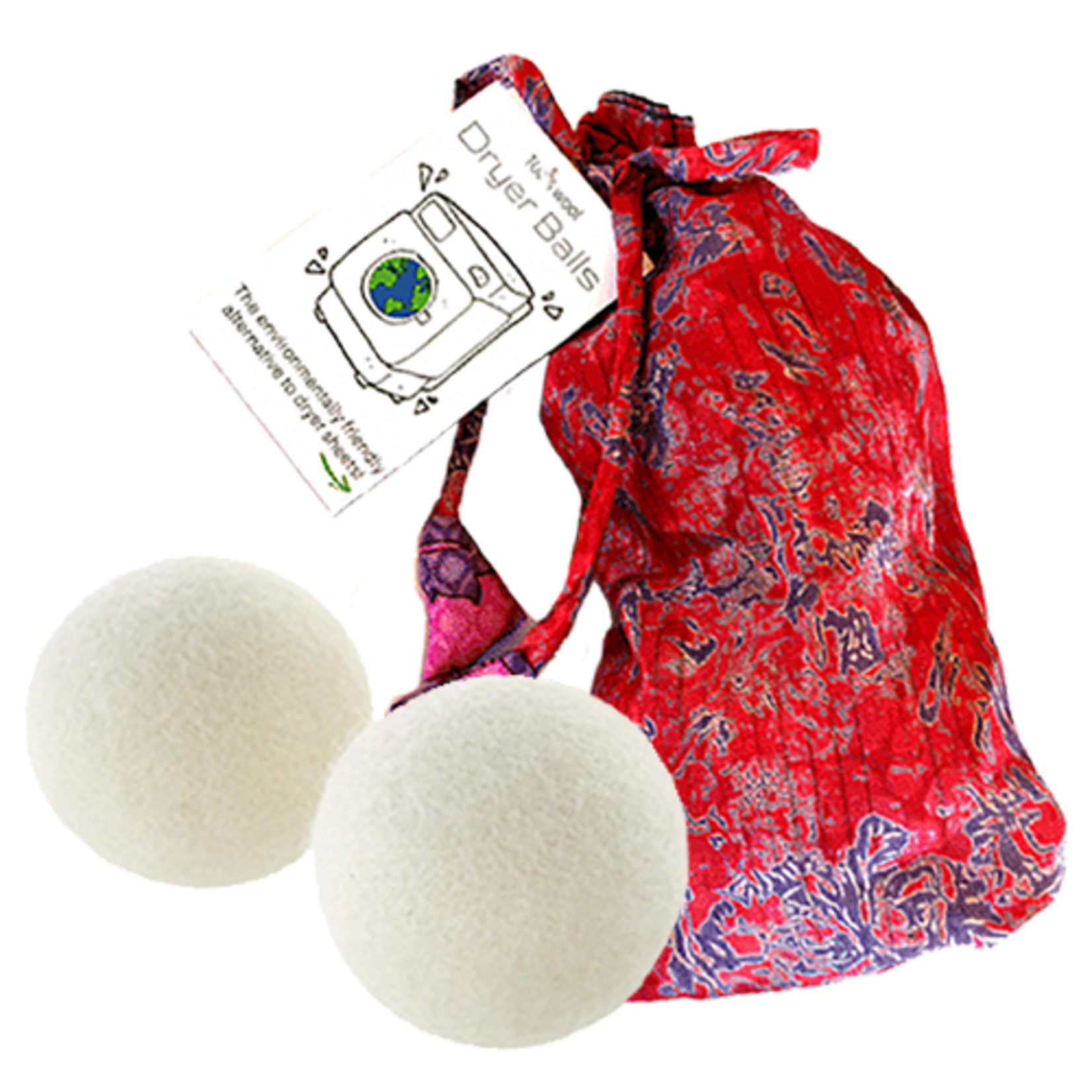 Ganesh Himal Felt Dryer Balls - Set of 2