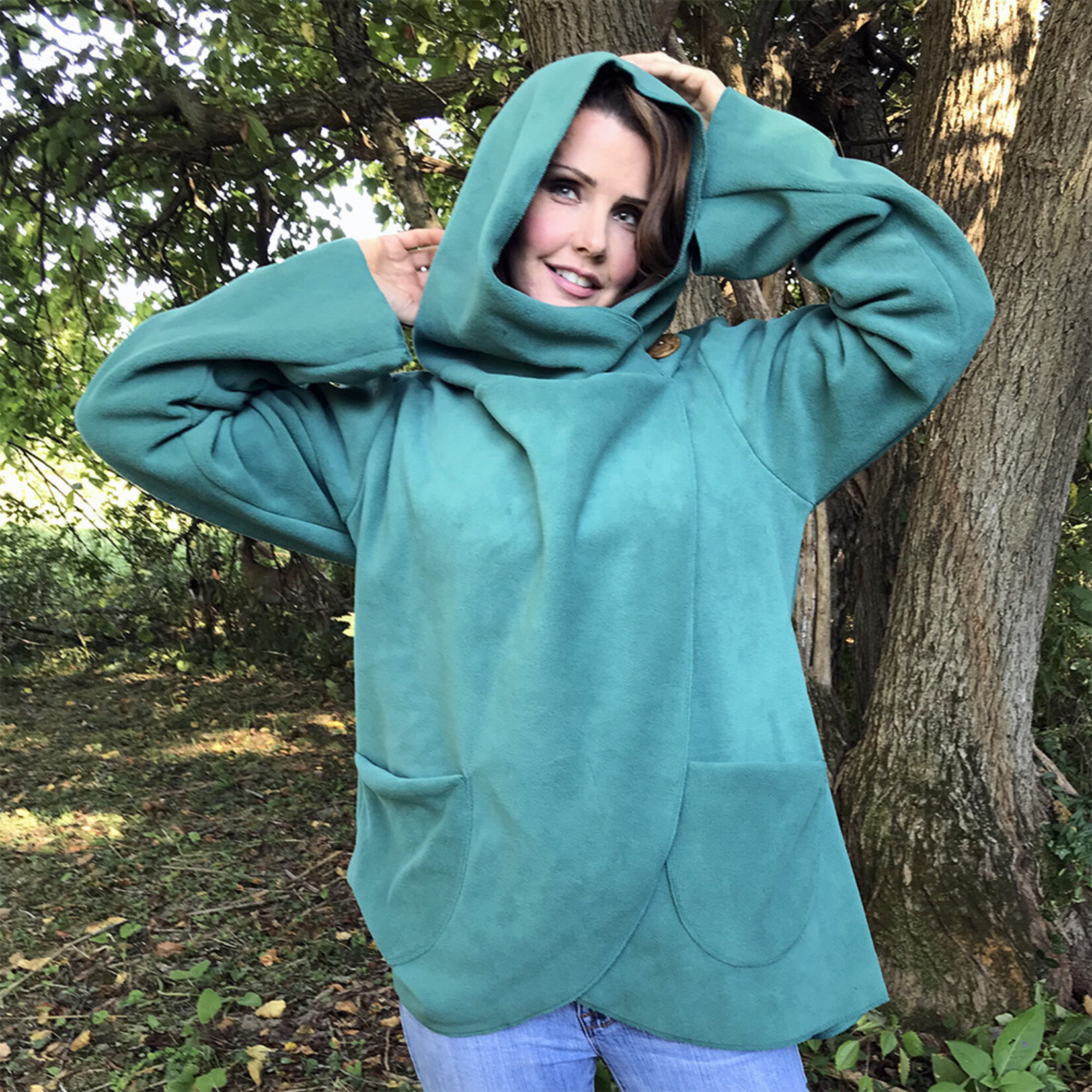 Ganesh Himal Fleece Jacket with Hood- Assorted Colors